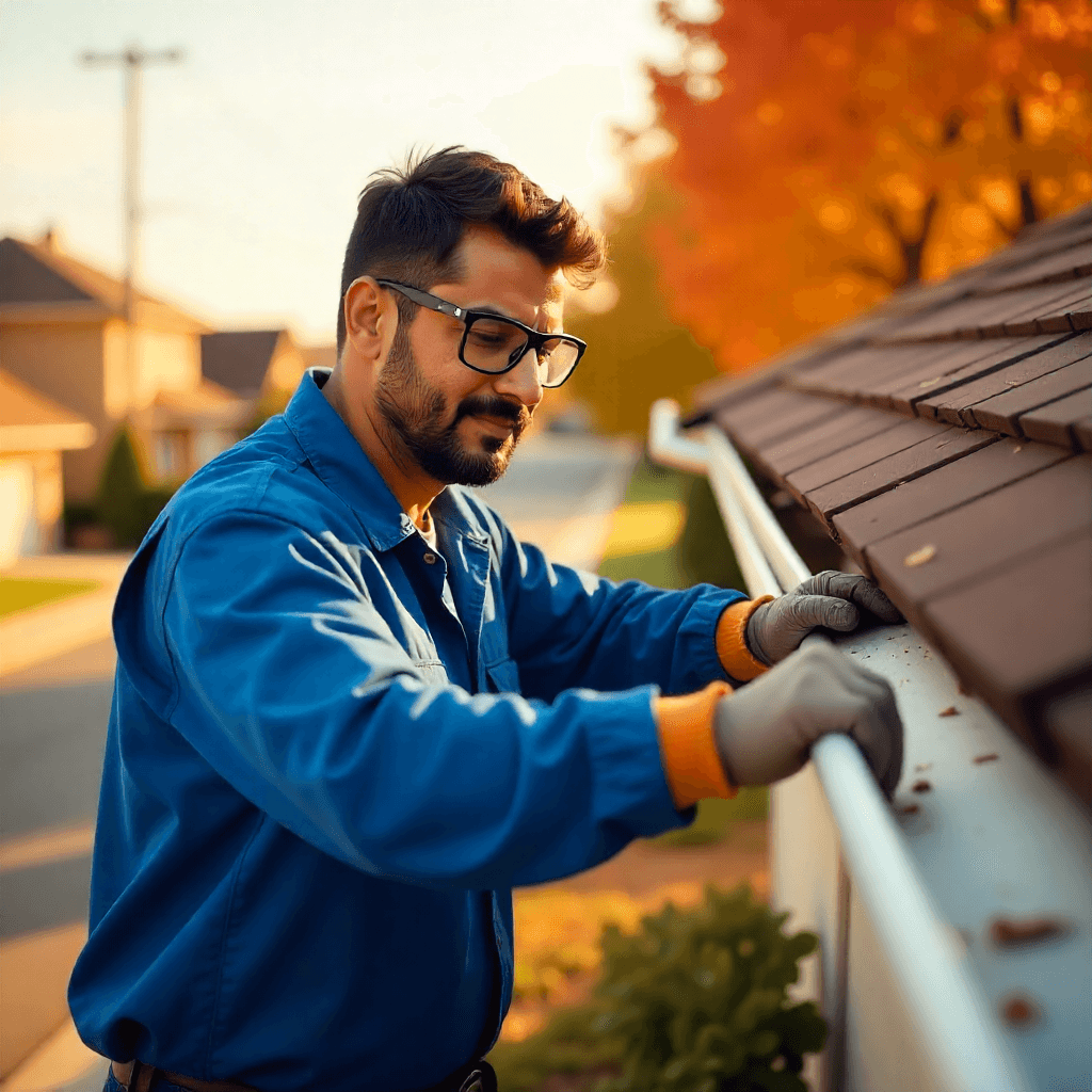 Professional gutter cleaning service